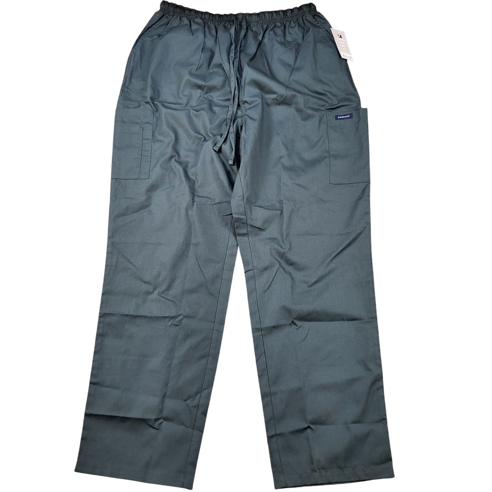 Dagacci P-5000‎ Scrub Pants Mens 2XL Hunter Green Tactical Cargo Medical New